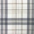 Cotton voile fabric coupon with XL check in shades of gray 1.50m or 3m x 1.50m