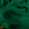 Green polyester transparent crepe fabric coupon 1,50m or 3m x 1,40m