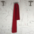 Super 150 viscose and polyester drapery suiting fabric coupon in bright red 1,50m ou 3m x 1,40m