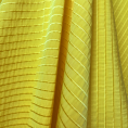 Yellow striped viscose blend fabric coupon 1,50m ou 3m x 1,40m