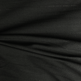 Black cotton voile fabric coupon with embroidered stripe detail 1,50m or 3m x 1,40m