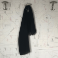 Coupon of black silk chiffon fabric 3m x 1,40m