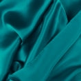 Turquoise blue silk satin fabric coupon 1,50m or 3m x 1,40m