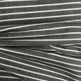 Vintage blue and white striped cotton canvas fabric coupon 1,50m or 3m x 1,40m