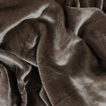 Coupon of brown viscose and silk velvet fabric 1.50m or 3m x 1,40m