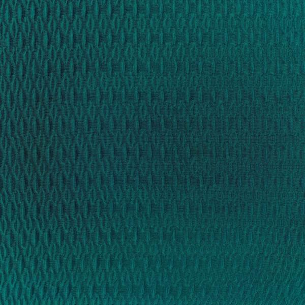 Duck green embossed silk voile fabric coupon 3m or 1m50 x 1,40m