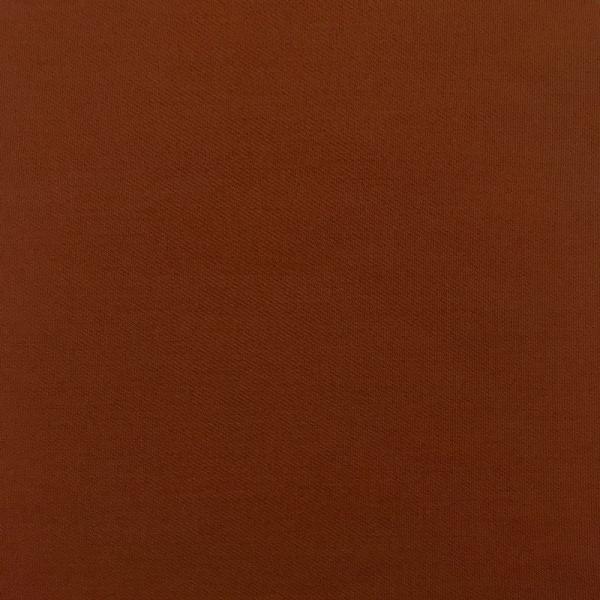 Coupon of rust-color satin cotton twill fabric 1,50m or 3m x 1,40m