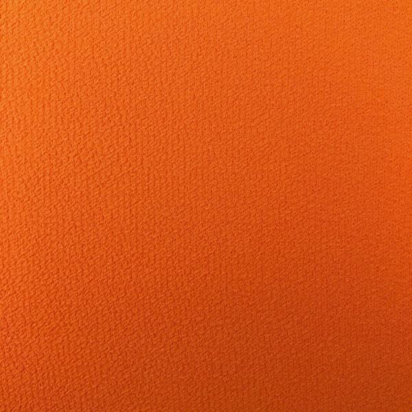 Coupon of orange polyester crepe fabric 1,50m or 3m x 1,40m
