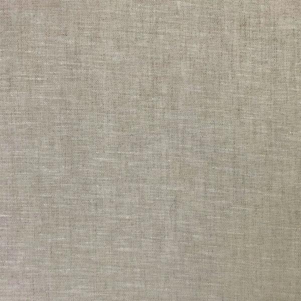 Coupon of mottled beige linen fabric 1,50m or 3m x 1,40m