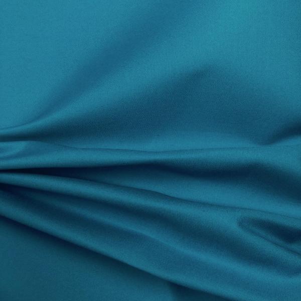 Turquoise water repellent cotton fabric coupon 1,50m or 3m x 1,40m