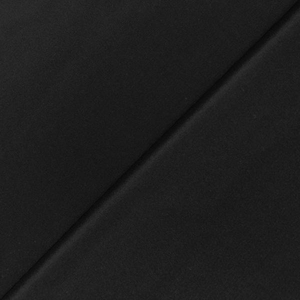 Black double silk crepe fabric coupon 1,50m or 3m x 1,15m