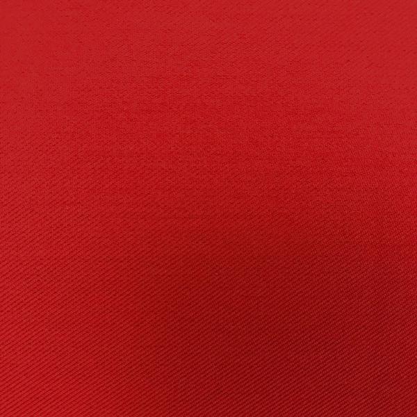 Coupon of reversible cotton gabardine fabric in red and military green 1,50m or 3m x 1,50m