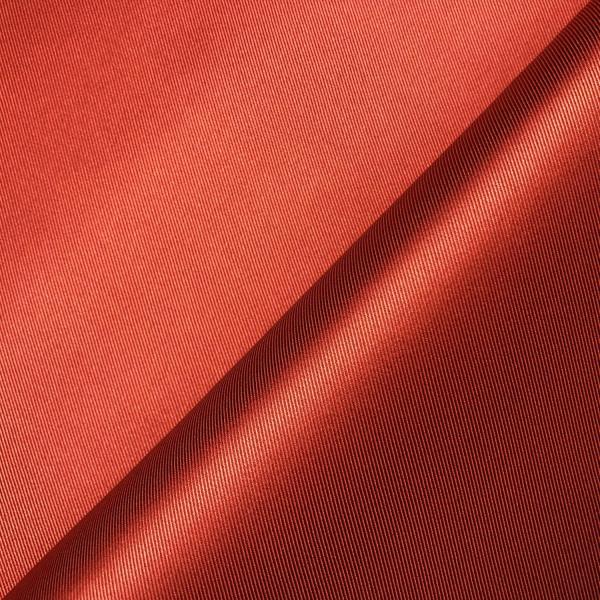 Burnt orange silk twill fabric coupon 2m or 4m x 0,90m