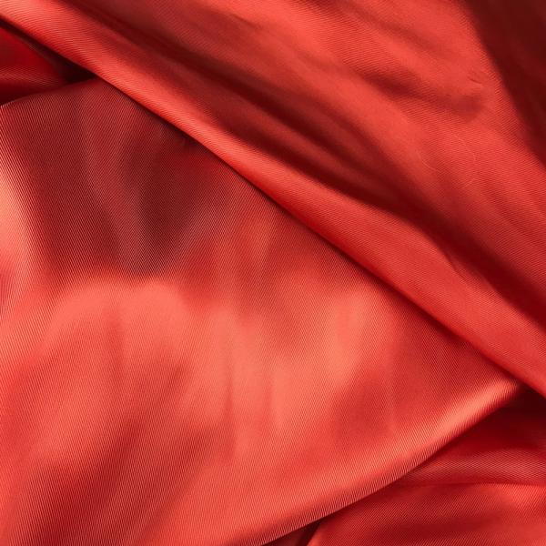 Coupon of lining fabric in cupro and acetate orange color 1m x 1,40m