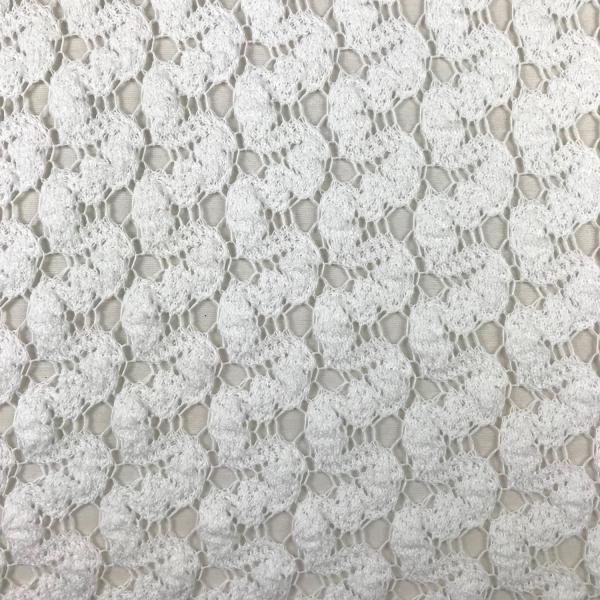Natural white cotton lace coupon 1,50m or 3m x 1m60