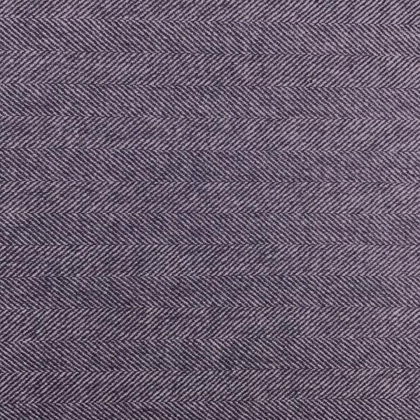 Woolen fabric coupon with herringbone pattern eggplant color 1,50m or 3m x 1,50m