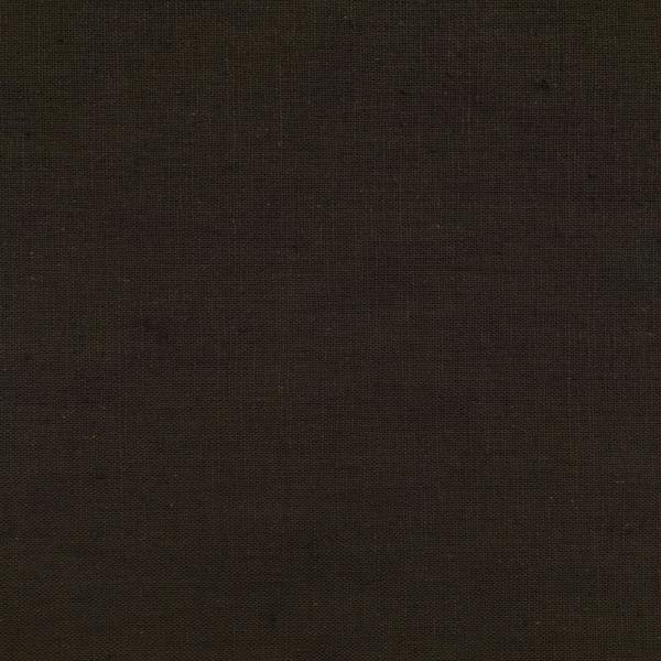 Coupon of brown mottled linen canvas fabric 1,50m or 3m x 1,40m