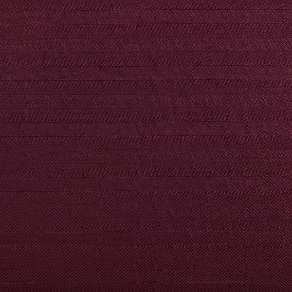 Coupon of burgundy wool cloth with herringbone stripes tones on tones 3m x 1.50m