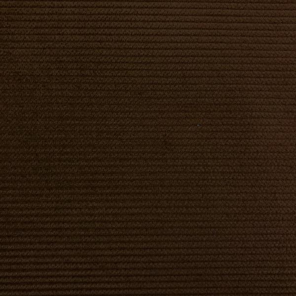 Coupon of cotton velvet fabric five hundred stripes cocoa color powder 3m x 1.40m