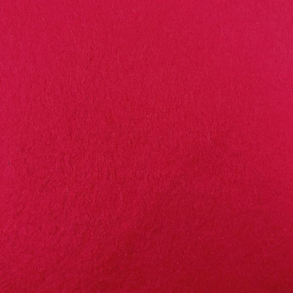 Fushia pink wool felt fabric coupon 1m x 0,90m