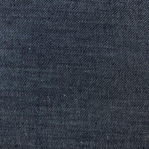 coupon of dark blue cotton and elastane jeans fabric 3m or 1m50 x 1.40m