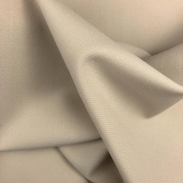 Beige wool and elastane twill fabric coupon 1,50m or 3m x 1,50m