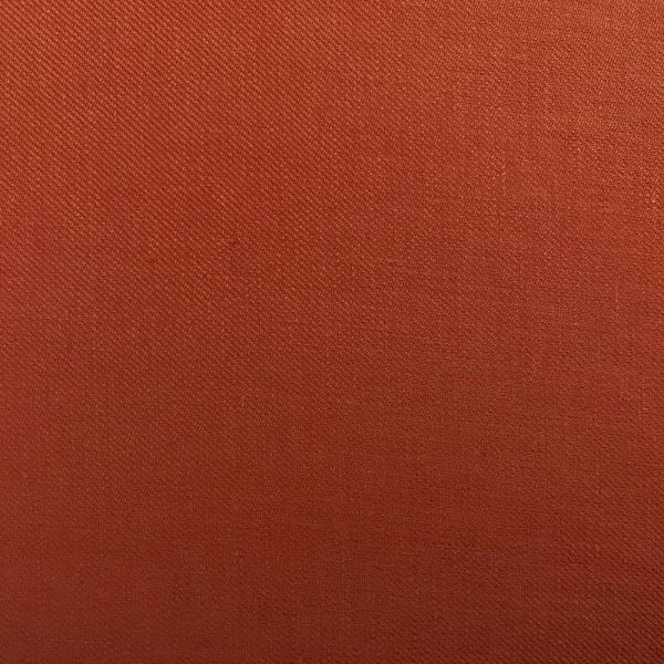 Powerful orange linen twill fabric coupon 1,50m or 3m x 1,50m