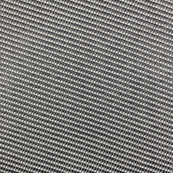 Cotton twill, raffia, and black and white striped polyester fabric coupon 3m x 1.40m