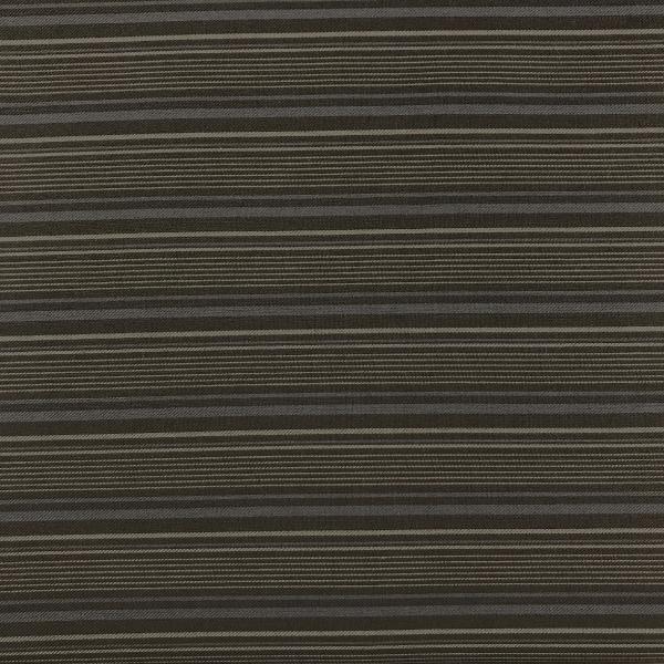 Coupon of striped cotton twill in brown tones 1,50m ou 3m x 1,40m