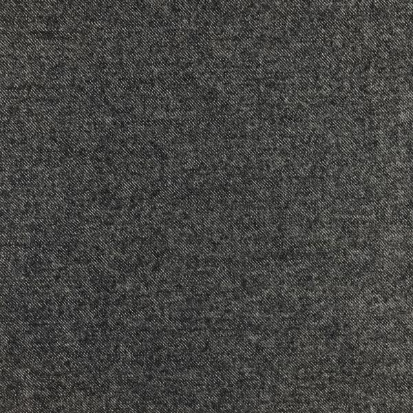 Coupon of mottled mixed wool twill fabric in anthracite grey 1,50m or 3m x 1,50m