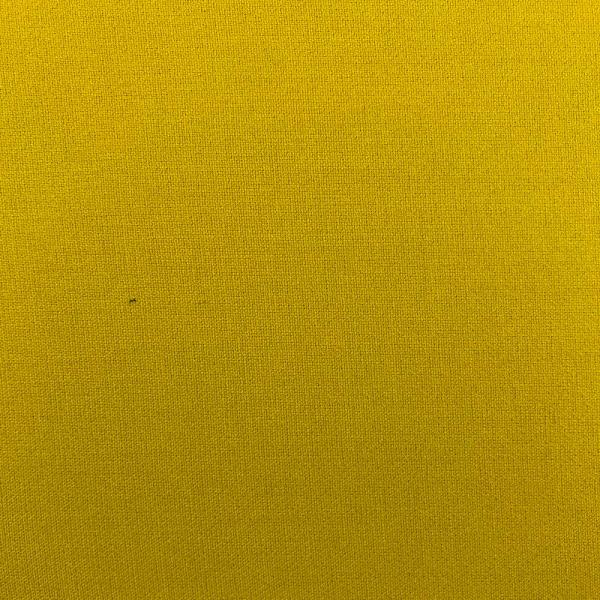 Coupon of saffron yellow polyester and elastane twill fabric 1,50m ou 3m x 1,40m