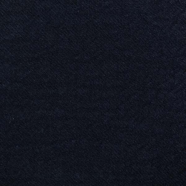 Coupon of thick navy blue embossed cotton fabric 3m x 1.40m
