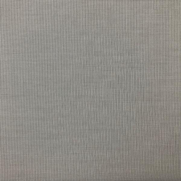 Coupon of grey checked cotton fabric 1,50m ou 3m x 1,40m