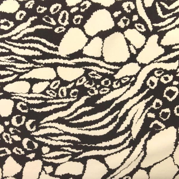 Cotton and elastane fabric coupon in pink and brown leopard style 1m50 or 3m x 1,40m