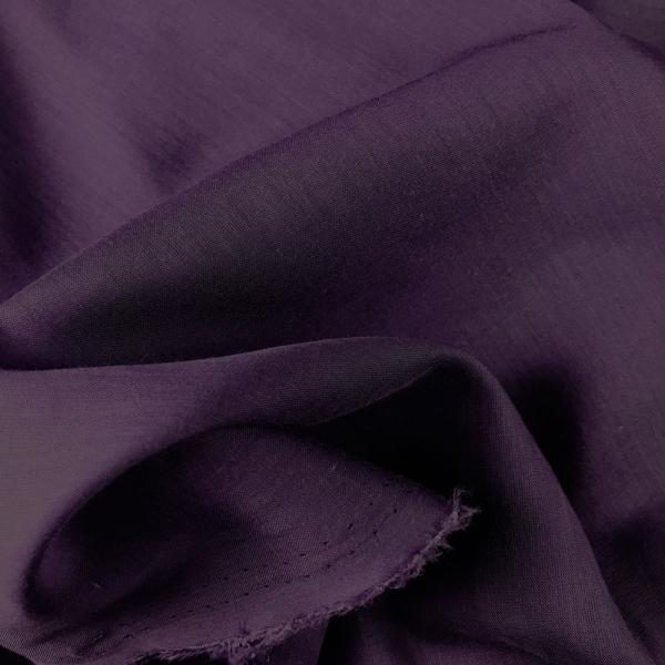 Eggplant cotton voile fabric coupon 1,50m or 3m x 1,40m