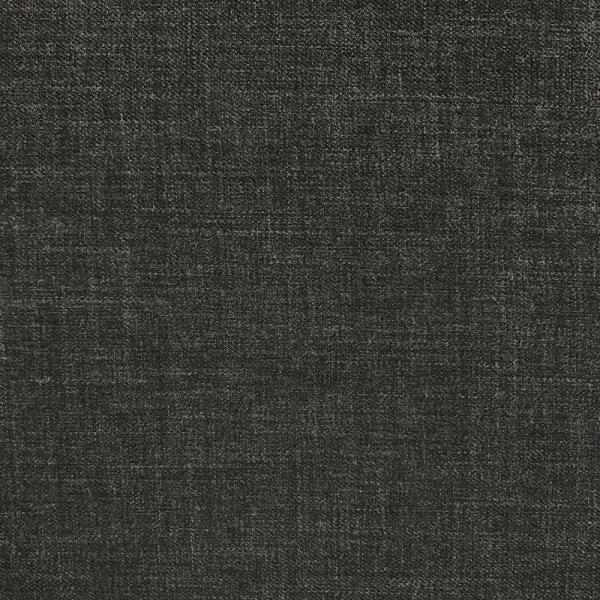 Coupon of polyester voile and wool twill fabric anthracite grey chiné 3m x 1.40m