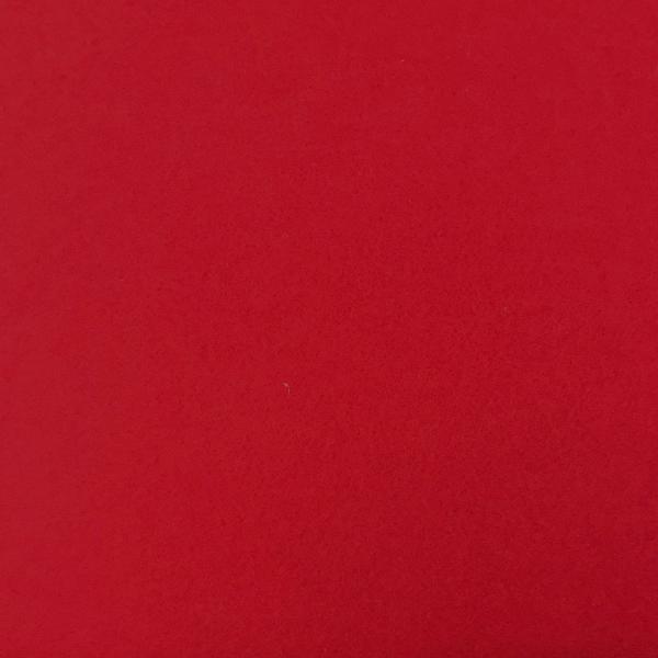 Coupon of mottled red cotton and polyester sweatshirt fabric 1,50m or 3m x 1,50m