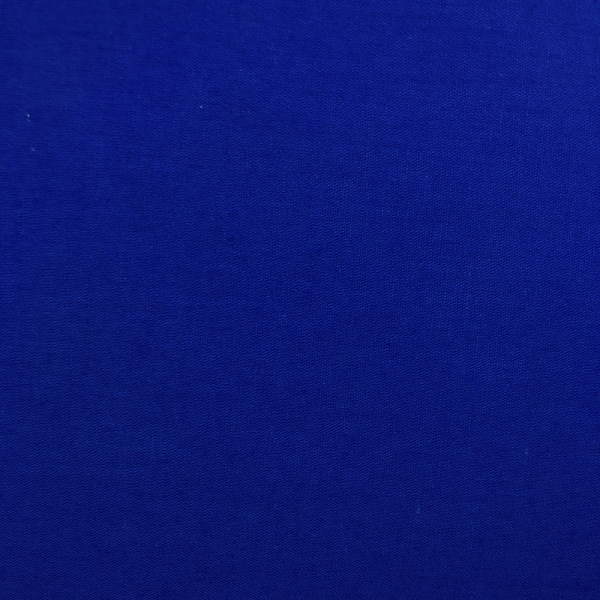 Royal blue linen and cotton fabric coupon 1.50 or 3m x 1.40m