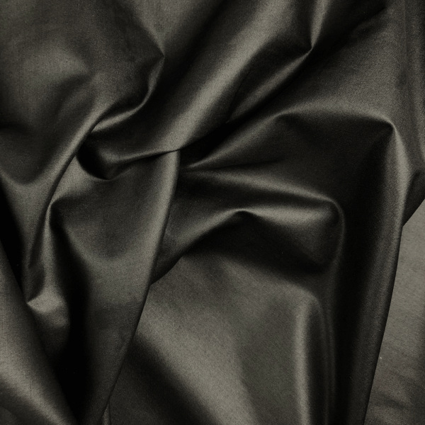 Fabric coupon cotton canvas polyester black satin 3m x 1.40m