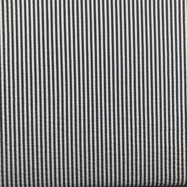 Navy and white striped cotton seersucker fabric coupon 1,50m or 3m x 1,30m