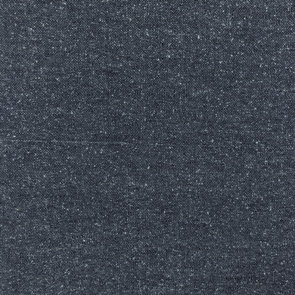 Silk and cotton fabric coupon in blue mottled 1,50m ou 3m x 1,40m