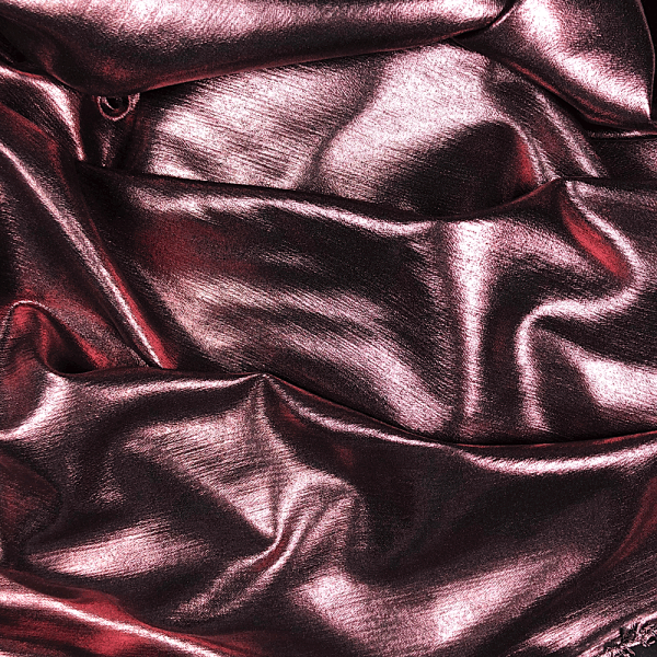 Pink gold polyester fabric coupon 1,50m or 3m x 1,40m