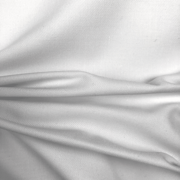 White cotton twill fabric coupon 1,50m or 3m x 1,40m