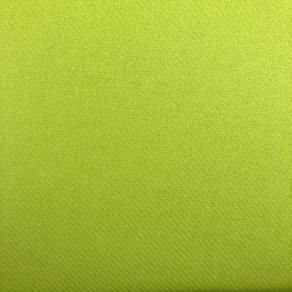 Chartreuse green wool twill fabric coupon 1,50m or 3m x 1,40m