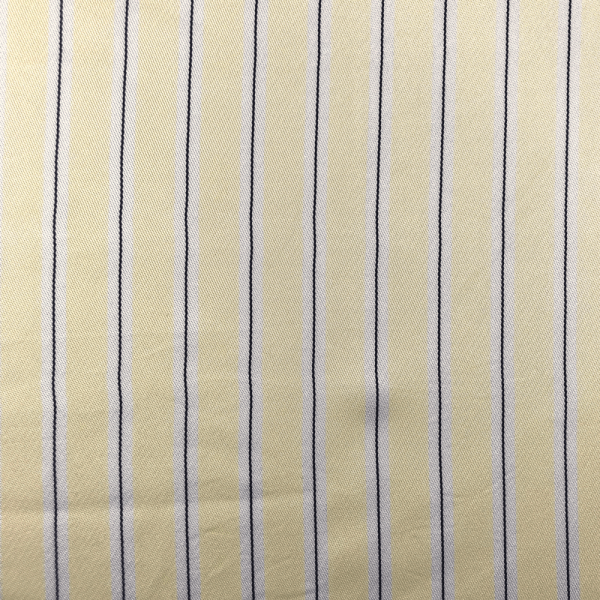 Viscose and acetate black and white striped fabric coupon 1,50m or 3m x 1,40m