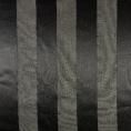 Coupon de tissu Jawhara en soie à rayures vert 2m ou 4m x 0.90 cm