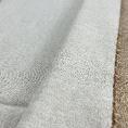 Coupon de tissu cachemire réversible blanc cassé d'oré chiné 3m x 1,50m