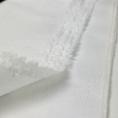 Coupon de tissu de popeline en coton blanc optique 3m x 1,40m