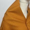 Coupon de tissu en gabardine de coton orange rouille  1,50m ou 3m x 1,50m
