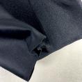 Coupon de tissu en laine et cachemire couleur noir 1,50m ou 3m x 1,50m